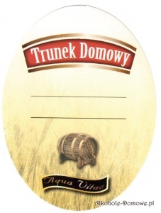 Etykieta do butelek Trunek Domowy Aqua Vitae (398) owalna