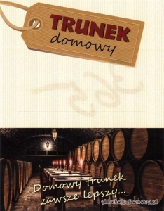 Etykieta do butelek Trunek Domowy (nr 365)
