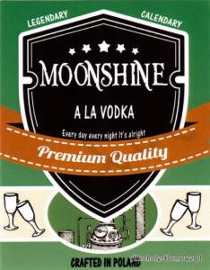 Etykieta do butelek Moonshine ala Vodka (nr 362)
