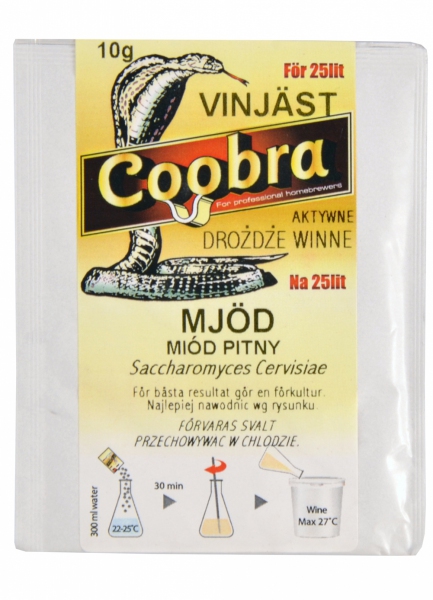 Drożdże do miodu pitnego Coobra 10 g